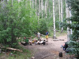 Campsite at Lamberts Mine